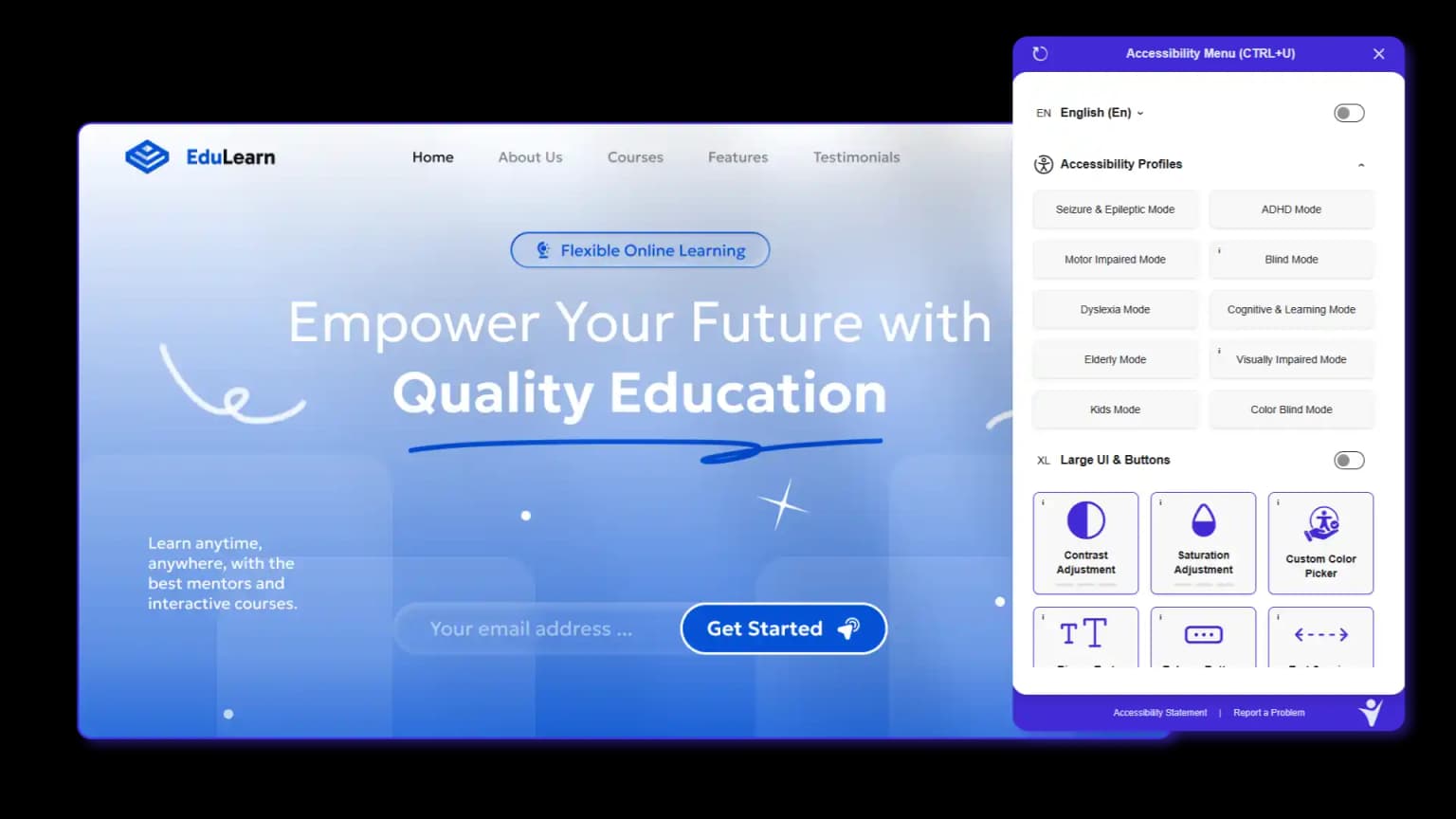 Accessibility for <span class='font-bold text-primary'>education</span>